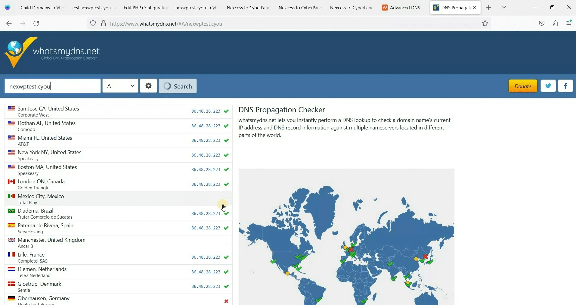 Check DNS Propagation
