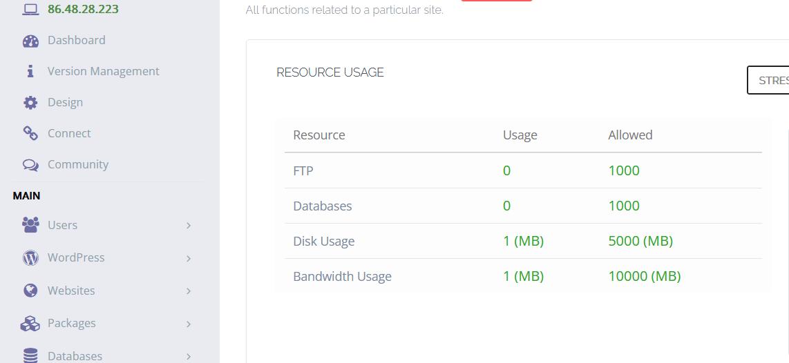 Check Your Website Resource Usage