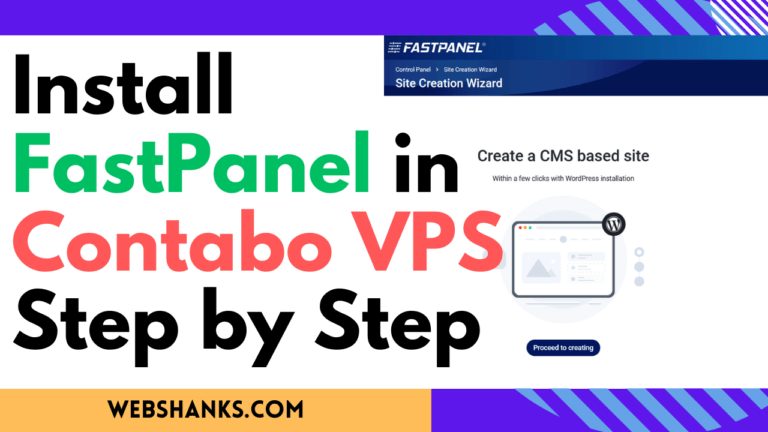 Install FastPanel on Contabo Cloud VPS With Ubuntu 22.04 LTS
