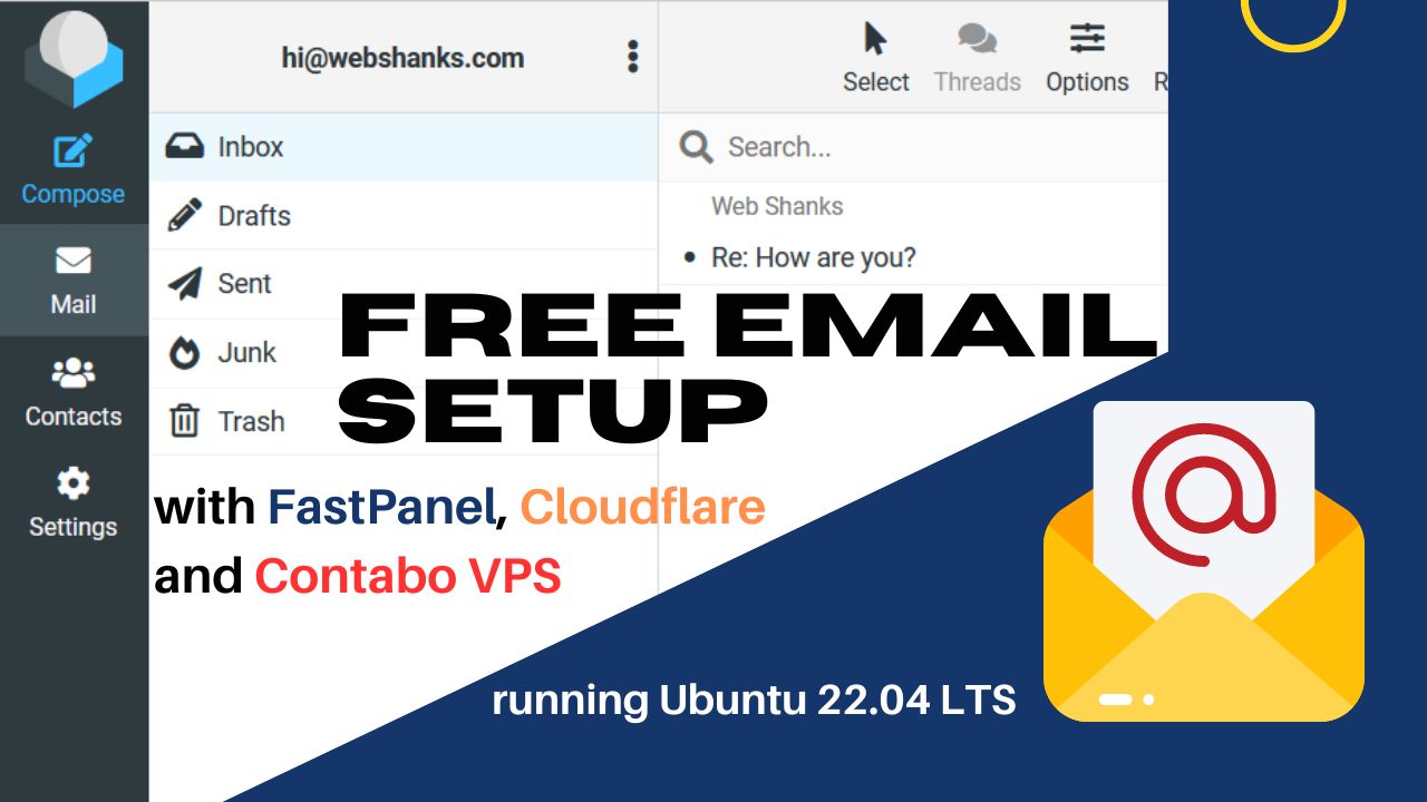 Setup Free Email Server with FastPanel, Cloudflare and Contabo VPS