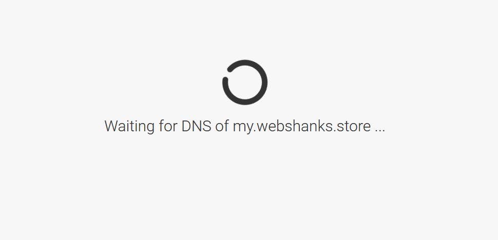Cloudron Waiting for DNS