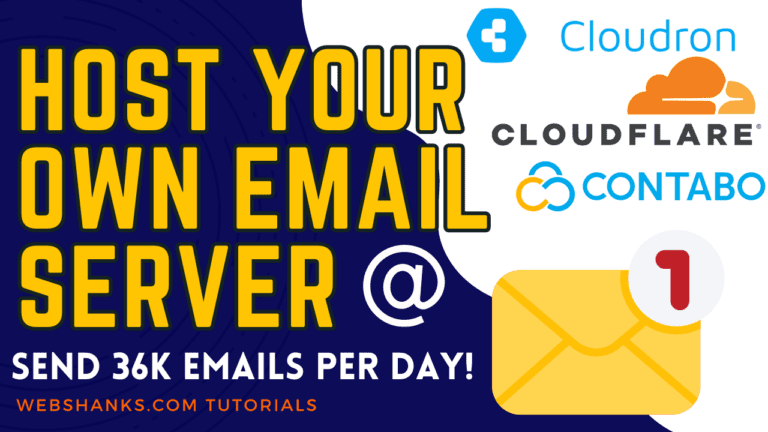 Setup Your Own Email Server With Contabo VPS, Cloudron and Cloudflare 2024