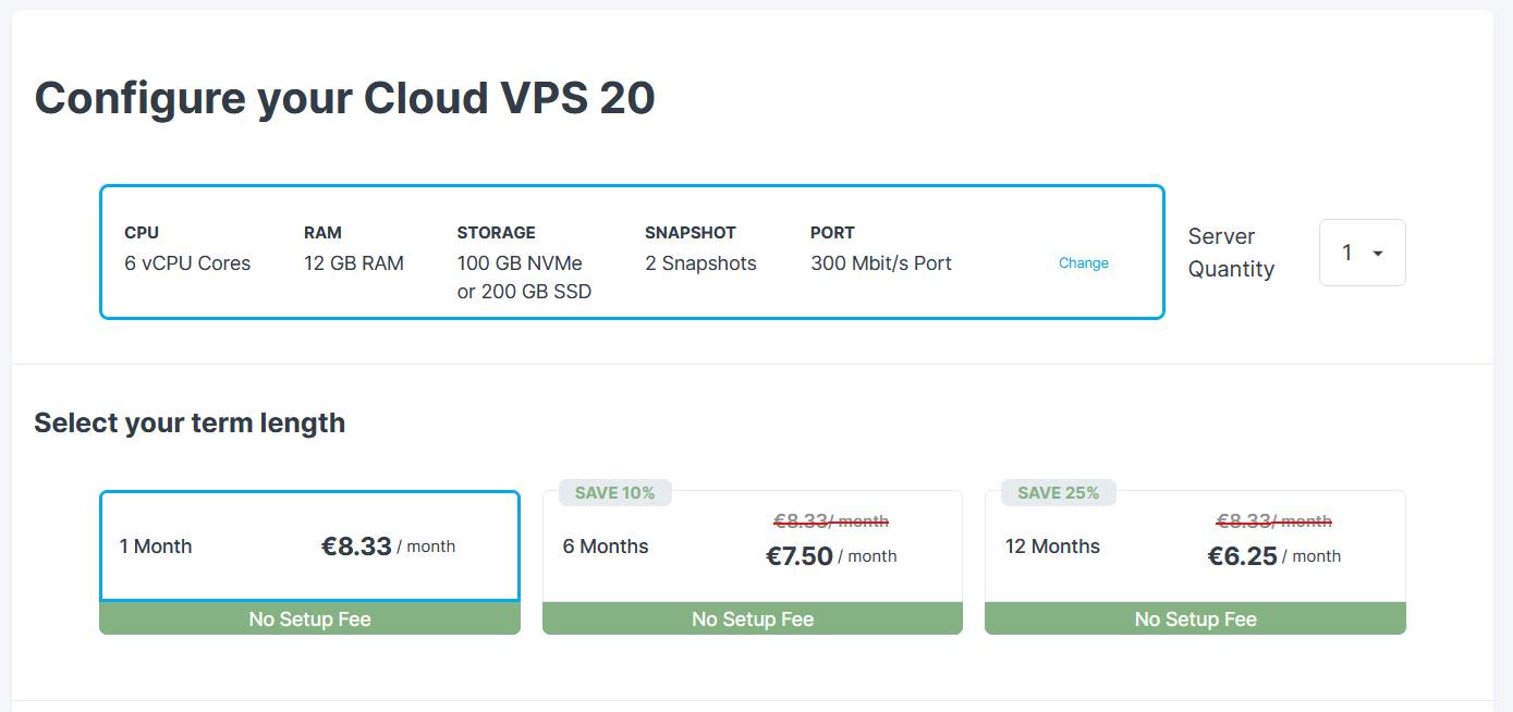 Configure your Cloud VPS 20