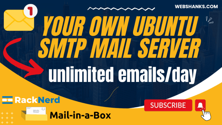 Make an Ubuntu Mail Server Using RackNerd VPS and Mail-in-a-Box 2024
