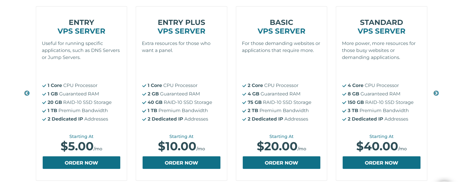 Knownhost VPS Plans