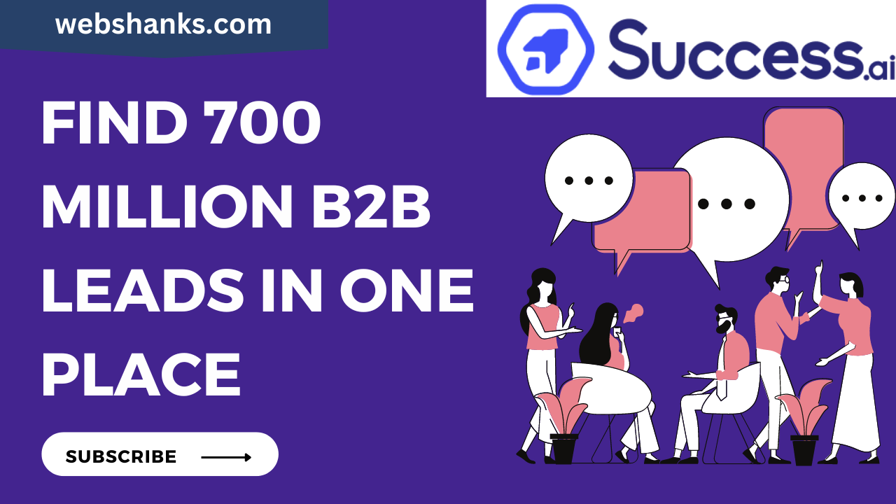 Find 700 Million B2B Leads in One Place with Success AI
