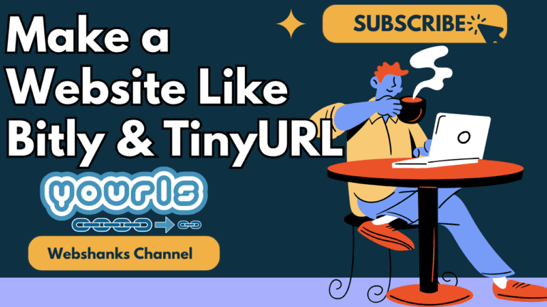 How to Make a URL Shortener Website Like Bitly & TinyURL for Free