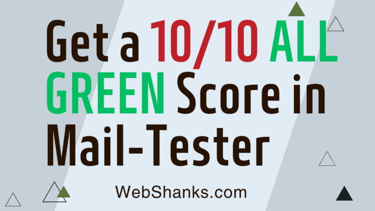How to add List-Unsubscribe Header and Get 10/10 All Green Score in Mail Tester