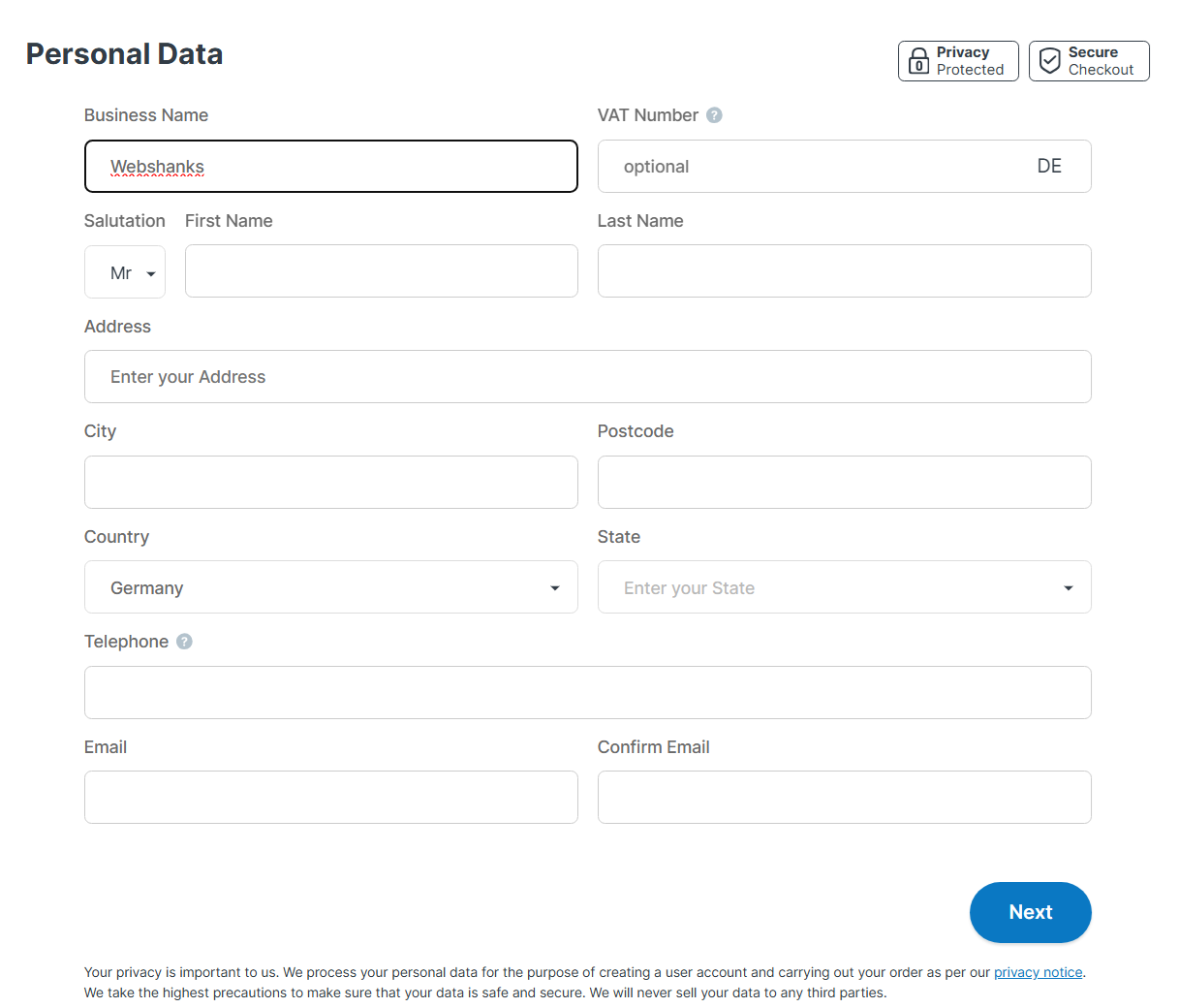 Personal Data New