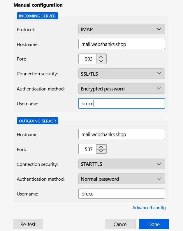 SMTP and IMAP Relay MailEnable