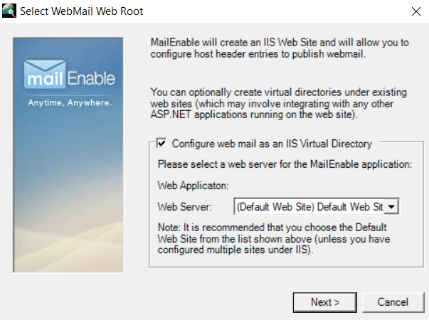 Select Webmail Web Root