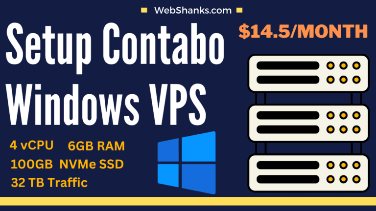 Setup Contabo Windows VPS Step by Step: How to Buy Windows VPS on Contabo