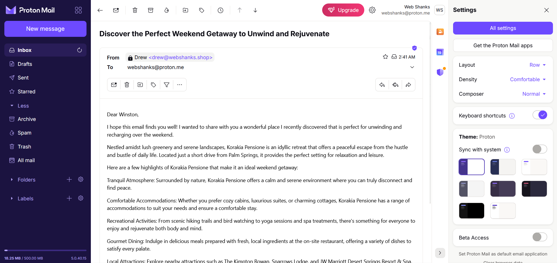 aaPanel to Proton Mail