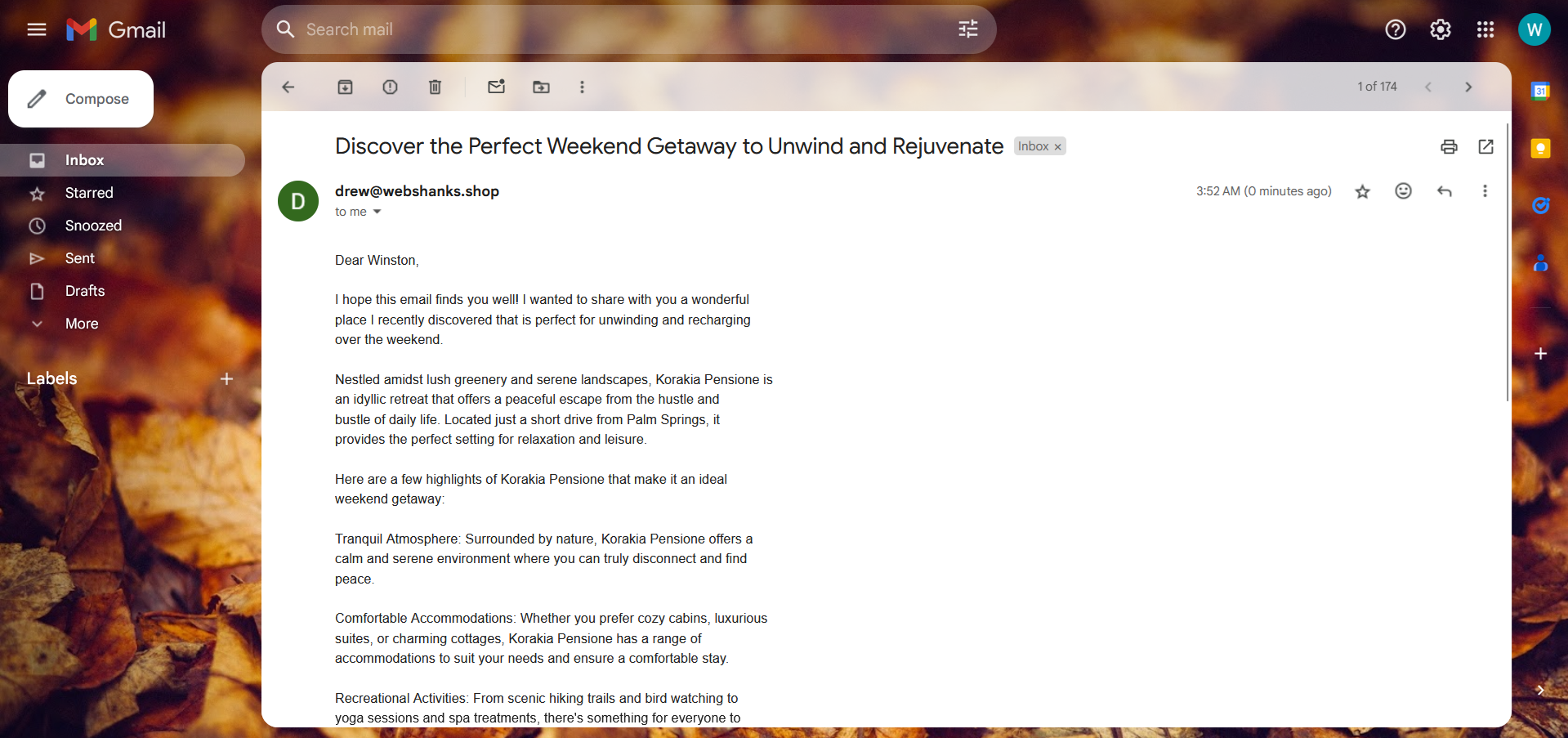 Mailu Send Test Email to Gmail