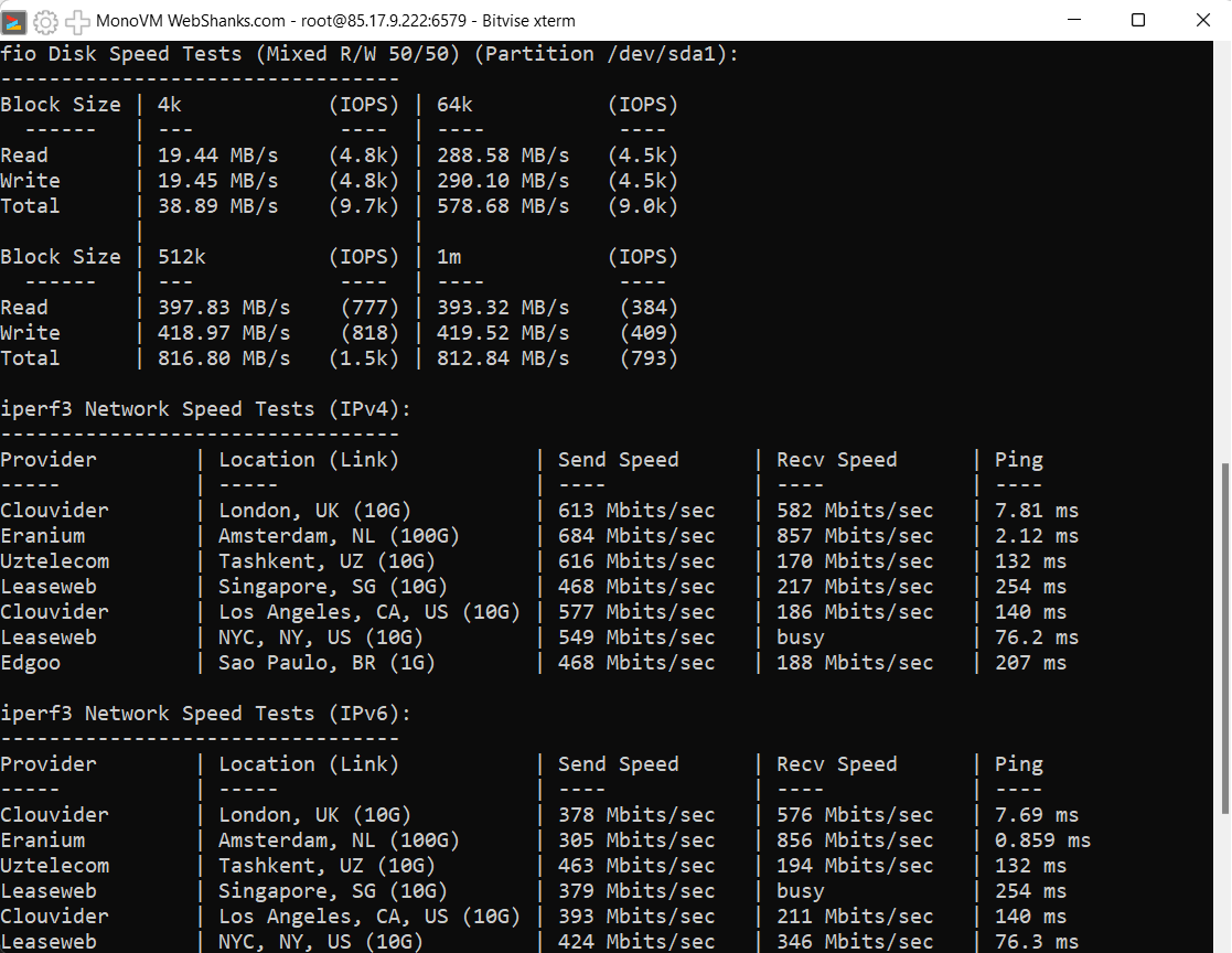 1Gbits Test Part 2