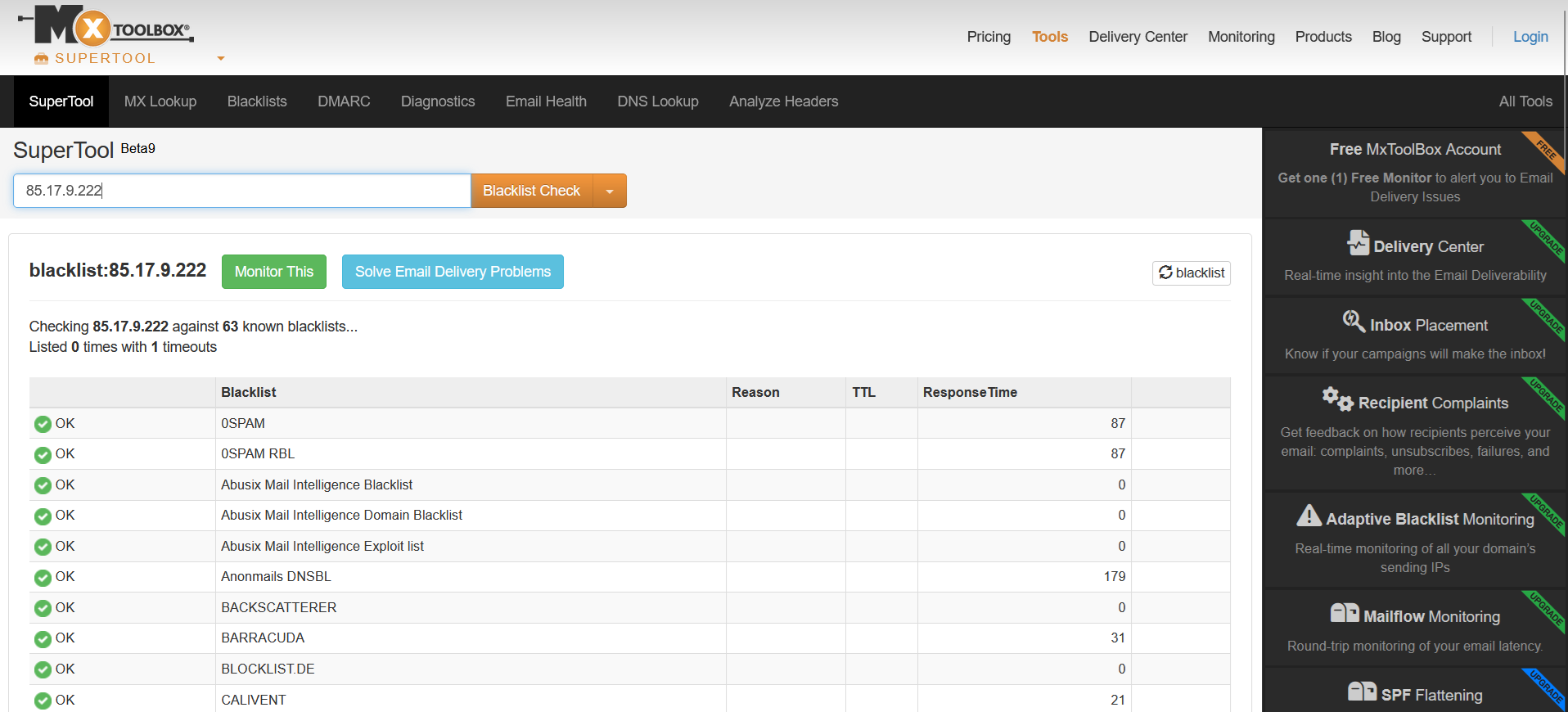 1Gbits VPS IP is Clean