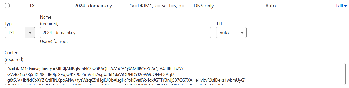 Axigen DKIM