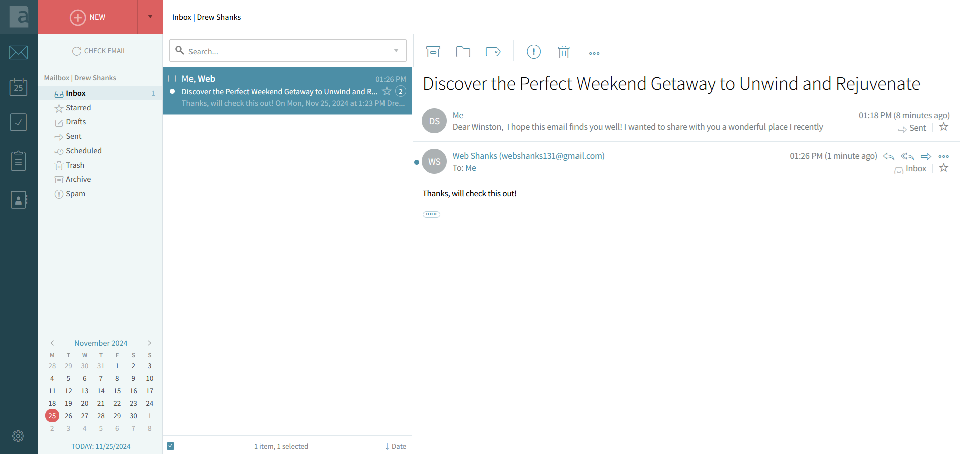 Gmail to Axigen
