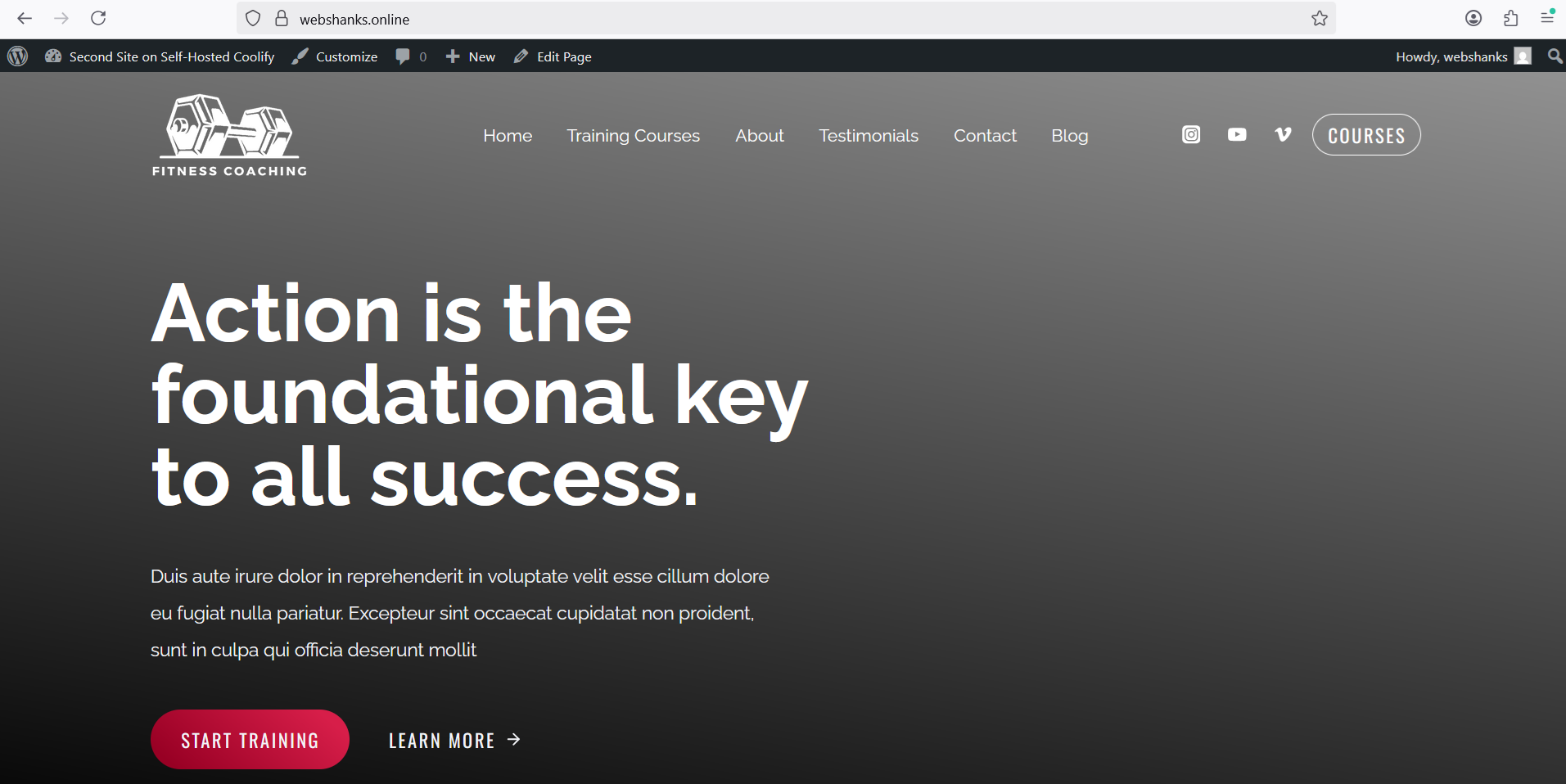 Second WP Site on Self-Hosted Coolify