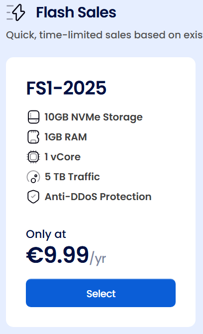 Dasabo $1 Flash Sale