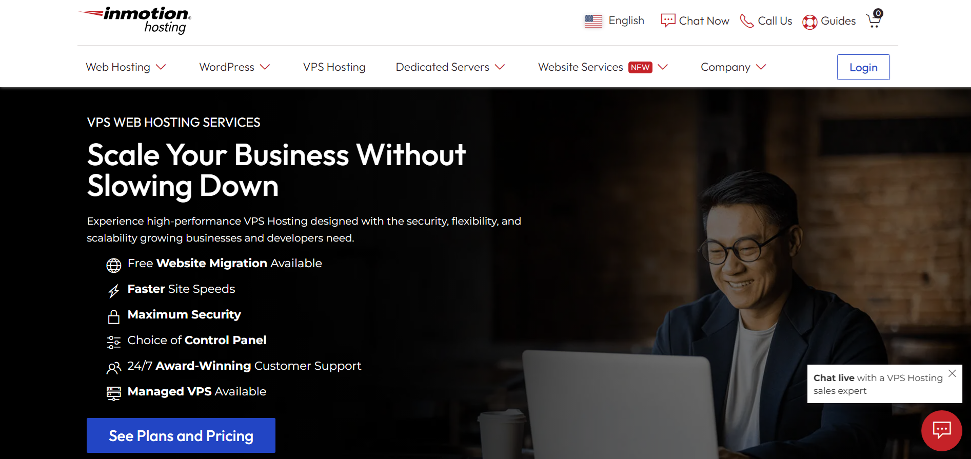 InMotionHosting $5 VPS