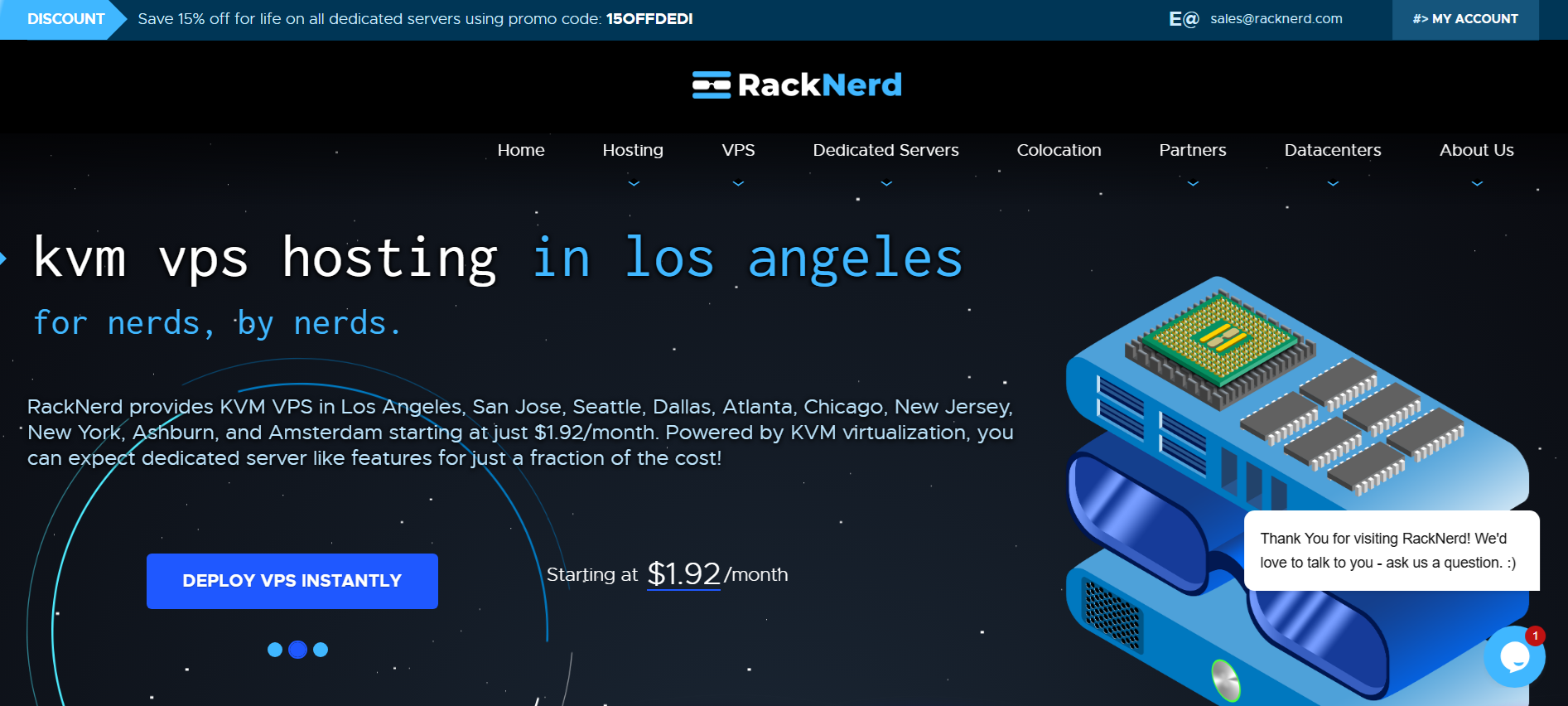 RackNerd Homepage