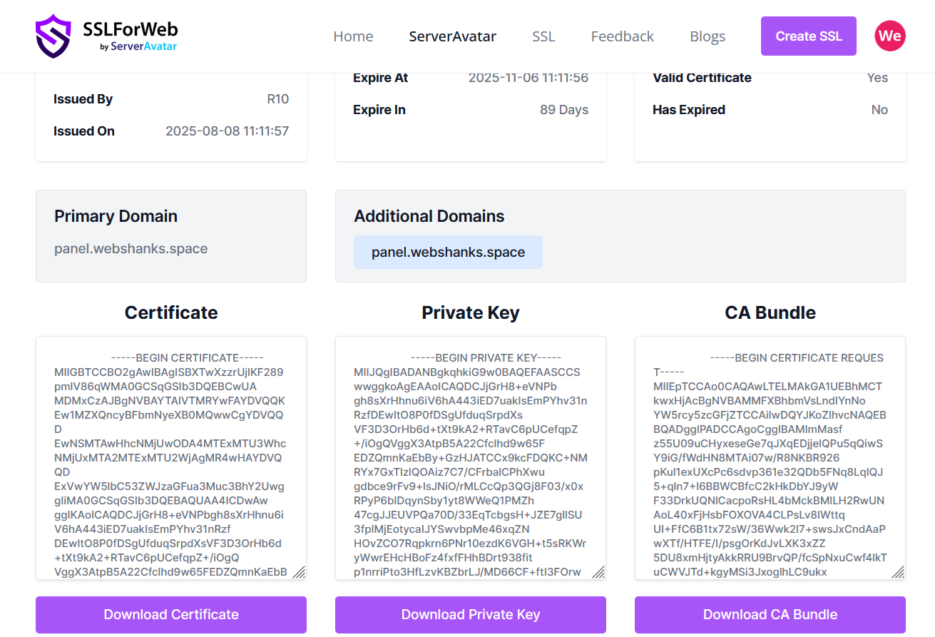 SSL for Web Free SSL