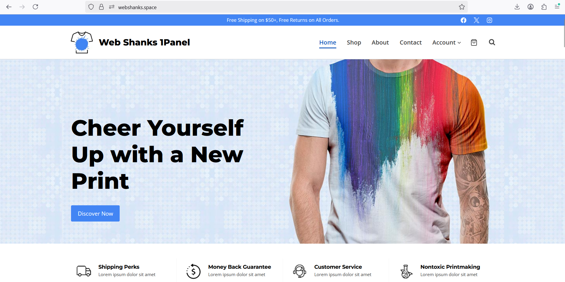 WordPress Website on 1Panel