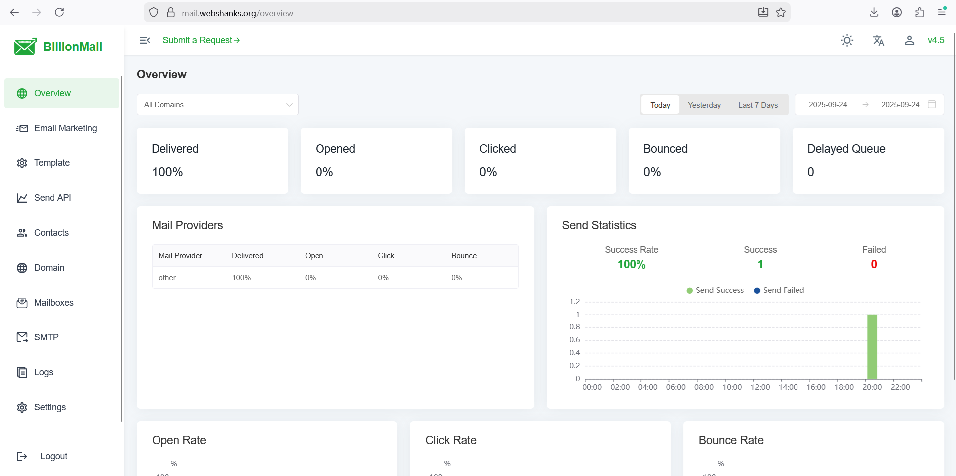 Access BillionMail Securely