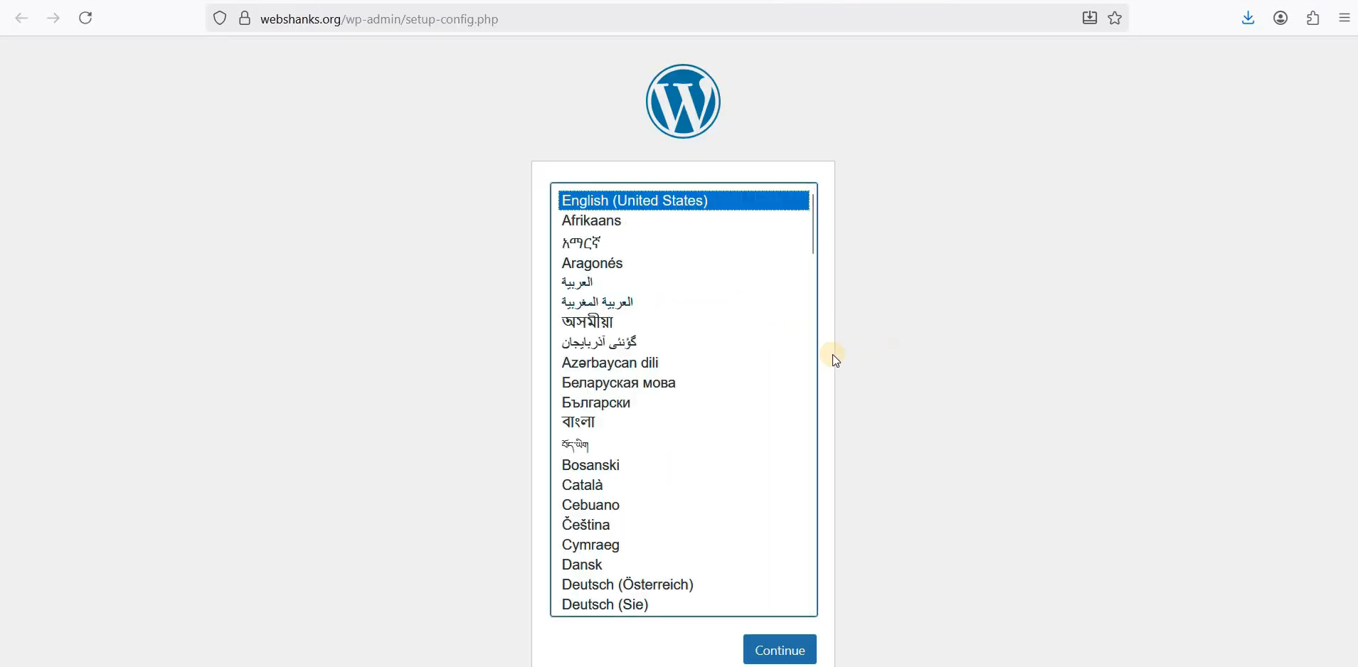 aaPanel WP Installation