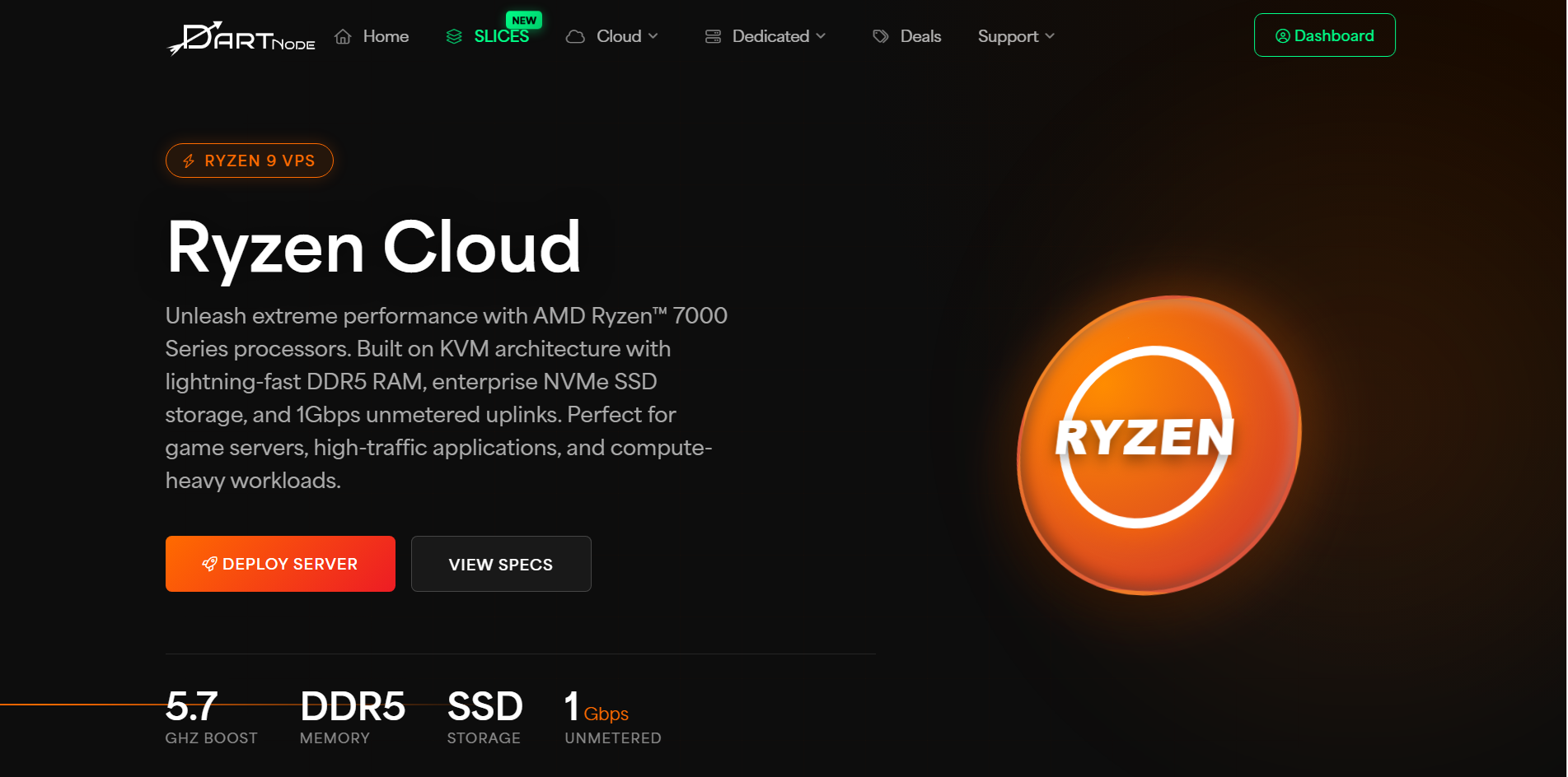 DartNode VPS Ryzen