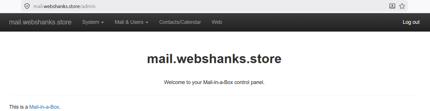 Mail-in-a-Box Secure Access