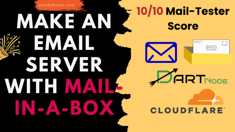 Make an Email Server With Mail-in-a-Box with Cloudflare on a DartNode VPS