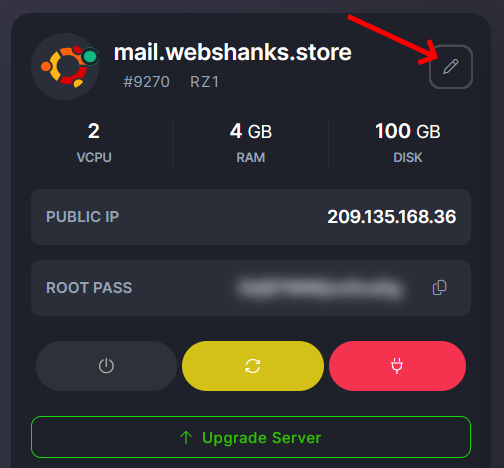 Set Hostname on DartNode